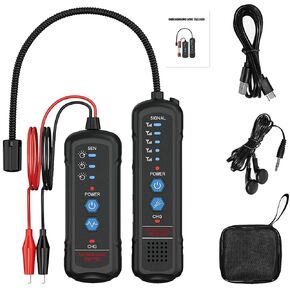 Underground Wire Locator and Cable Tracker Kit, Professional Wire Finder with Signal Detector, Carrying Case and Accessories in Kuwait