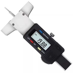 Digital Depth Gauge Measuring Ruler for tire Tread Depth, Measuring Ruler for Wheel Tread wear, Measuring Ruler for Corrosion Depth of machined Parts, Electronic Tool in Kuwait