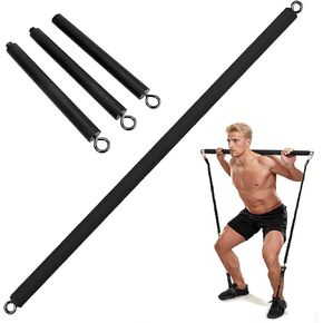 شريط شريط مقاومة، قابل للتعديل من 27 بوصة إلى 41 بوصة، شريط بيلاتيس محمول، شريط مستقيم لتدريب المقاومة، شريط تمارين اللياقة البدنية في المنزل in Kuwait