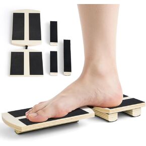 Ankle Balance Board Foot Strengthener Blackboard Trainer, Bamboo Axis Board Ankle Balance Boards for Physical Therapy, Posture Correction for Plantar Fasciitis Relief, Stability Exercises in Kuwait