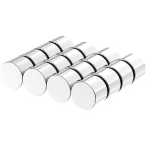 N52 Magnets - 1/2" D x 3/8" H - 16 Pack, Powerful Rare Earth Magnets,Super Strong Neodymium Disc Magnet for Fridge, Office, Building, Scientific, Crafts and DIY Thick Strong Magnet in Kuwait