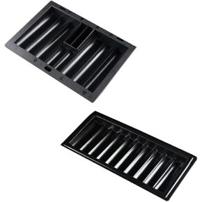 Yardwe Poker Chip Tray Set for Games 2pcs Plastic Poker Chip Holder Divided Compartments for Easy Organization in Kuwait