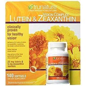 Trunature Lutein and Zeaxanthin Softgels, 140 Count (2 Packs) in Kuwait