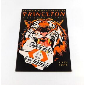 1951 Princeton vs Pennsylvania College Football Program 10-13-51 - College Programs in Kuwait