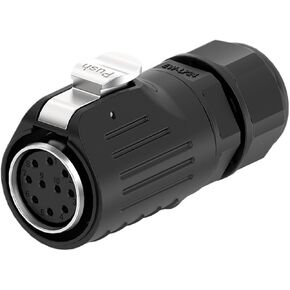 EW-LP24 reverse mounted multi-core circular aircraft flange metal mechanical equipment power connector(EW-LP24S-24P 5A) in Kuwait