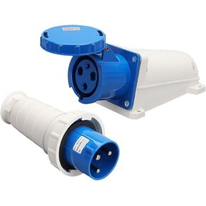 63A 3-pin industrial mounted socket weak current(Plug) in Kuwait