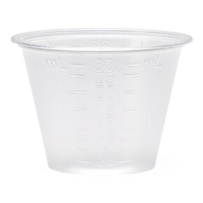 Graduated Plastic Medicine Cup, 30 mL, Graduated in Milliliters only,1,Each,DYND70000H in Kuwait