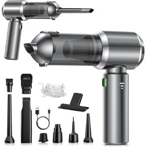 Handheld Vacuum Cleaner, 28000Pa Brushless Motor Cordless Car Vacuum Cleaner, 3-Speed Mini Hoovers with Multiple Brush Heads Hand Held Vacuum Cordless for Office, Home, Kitchen, Car, Pet Hair in Saudi Arabia