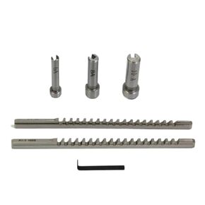 HSS Keyway Broach مجموعة متري الحجم 6 قطعة 2 مللي متر 3 مللي متر دبابيس 6/8/10 البطانات الممدودة مع الحشوات أدوات القطع باستخدام الحاسب الآلي in Kuwait