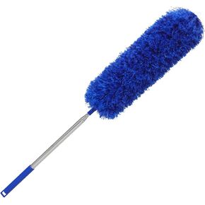 Duster with 80" Extension Pole for Cleaning, Bendable Duster Microfiber Head,Washable Cleaning Duster for Cobweb Cleaning,High Ceilings,Fan,Home,Furniture,Car in Kuwait