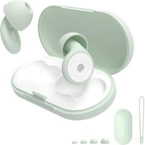 سدادات أذن ناعمة للنوم مريحة ومناسبة للدراسة والحفلات الموسيقية والسفر وسدادات أذن من السيليكون قابلة لإعادة الاستخدام وخاصية إلغاء الضوضاء - 30 ديسيبل in Kuwait