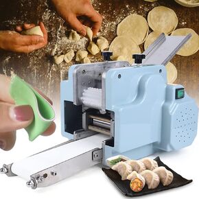 Automatic Dumpling Wrappers Maker,Ravioli Skin Maker/Noodles Pasta Machine/Dumpling Skin Dough Presser-1 Molds/60 Pcs/Min,Ideal for Household/Restaurant/Commercial,90mm in Saudi Arabia