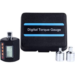 Digital Torsion Meter 200N.m with LCD Backlight Sound Light Alarm 4 Measurement Units Portable Torque Wrench Adapter for Automotive Repair Home DIY Includes Multiple Adapte in Kuwait