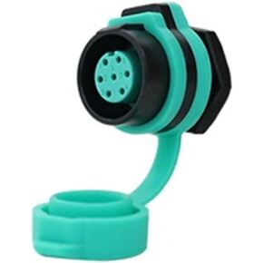 M12 waterproof aviation socket 2-3-4 core 5-6-7-8 pin power round seat quick connector(4 core rear nut socket 5A250V) in Kuwait