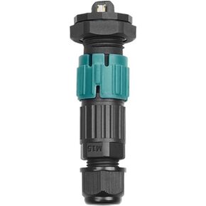 10A Aviation Socket EW-M15 Panel Type 2/3/4 Core Circular Waterproof Industrial Connector(EW M15 2 core 2.5-4.5mm) in Kuwait