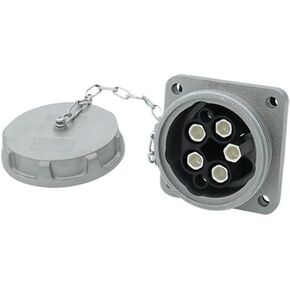 250A five-core concealed socket 5-core pin high current industrial socket non-explosion-proof wire aviation connector IP67(Formal wear) in Kuwait