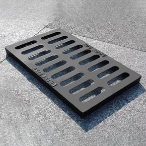 Heavy Duty Cast Iron Drain Grate for Yard & Basement, Removable Sewer Cover, Durable Floor Drain Protector to Block Debris & Improve Drainage Efficiency in Kuwait