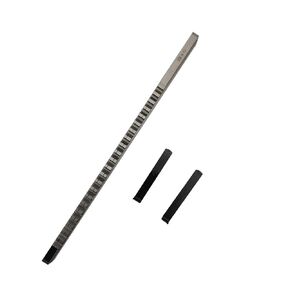 1 قطعة 8 مللي متر C1 HSS Keyway Broach دفع نوع متري الحجم الدبابيس عالية السرعة قطع الصلب أدوات التطرق لجهاز التوجيه باستخدام الحاسب الآلي in Kuwait