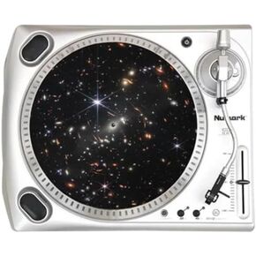 James Webb First Deep Field - سجادة قابلة للدوران الرسومية - 11.75 بوصة لوحة منزلقة لمشغلات تسجيل الفينيل 12 بوصة - تعمل على تحسين دعم الصوت - سجادة مشغل تسجيل سميكة 1/8 بوصة in Kuwait