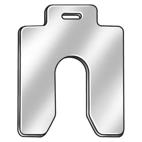 MSC010-20 شريحة مشقوقة مقاس C .010 بوصة × 4 بوصة × 4 بوصة (20 قطعة. عبوة) in Kuwait