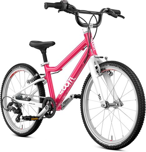 woom GO 4 Bicycle for Kids 6 to 8 Years Old, 20-Inch Lightweight 7-Speed Bike for Beginner Riders with Handbrake for Boys & Girls in Saudi Arabia