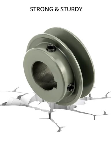 QWORK Double Groove Web Sheaves, 2.5"OD 1" Bore V-Belt Sheave for V-Belt, 2AK251 in Saudi Arabia