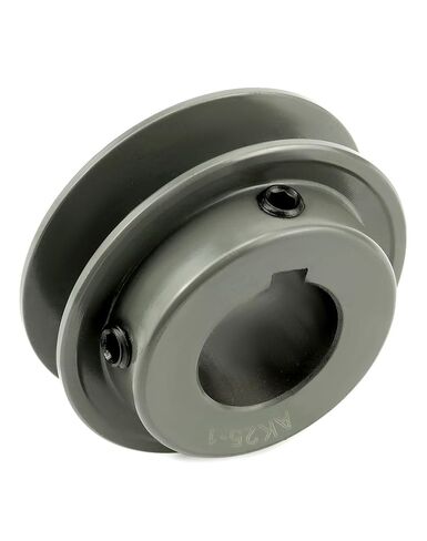 QWORK Double Groove Web Sheaves, 2.5"OD 1" Bore V-Belt Sheave for V-Belt, 2AK251 in Saudi Arabia