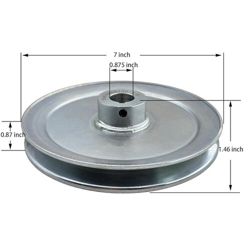 AB700-7/8 Single Groove Web Sheaves,v Belt Pulley 7/8" bore 7" OD,Motor Pulley Carbon Steel for A B 5L 4L V-Belts in Saudi Arabia