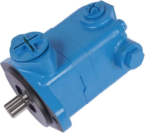 Hydraulic Vane Pump Replacement for Vickers V10F, 4 GPM 1250 PSI Pressure Compensated, 11 Tooth Spline Shaft Clockwise Rotation, SAE A 2 Bolt Flange Mount 1" NPT Inlet for Log Splitter Forklift in Saudi Arabia