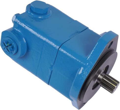 Hydraulic Vane Pump Replacement for Vickers V10F, 4 GPM 1250 PSI Pressure Compensated, 11 Tooth Spline Shaft Clockwise Rotation, SAE A 2 Bolt Flange Mount 1" NPT Inlet for Log Splitter Forklift in Saudi Arabia