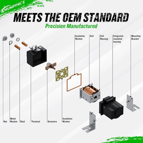 ملف لولبي للسيارة بمقاوم 48 فولت، ملف لولبي لعربة الجولف ذو 4 محطات لسيارة Club Car DS 1995-Up & Precedent 2004-2008 كهربائي، يستبدل OEM 101908701، 102774701، 1014947، SW80-2028P in Kuwait