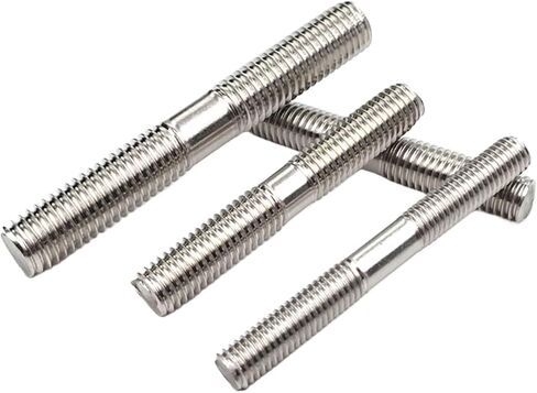 Double End Threaded Screw Rod Double End Thread Rod M3-M16 A2 304 Stainless Steel Headless Stud Bolts Screw Rod Tooth Stick Dual Head Threaded Bar(150mm,M8 (2PCS)) in Saudi Arabia