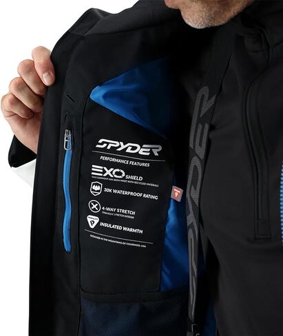 Spyder M VYPER JKT, Black, Large in Saudi Arabia