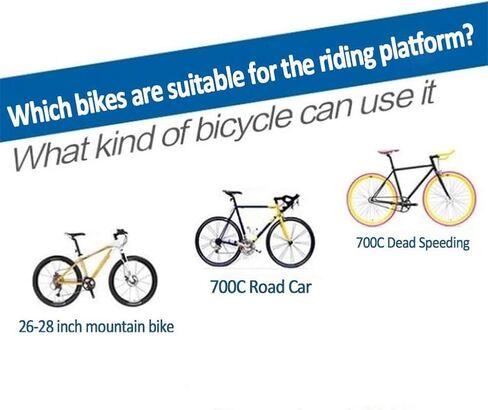 Bicycle Turbo Trainer,Exercise Bicycle Trainer Stand Stationary Indoor Magnetic Resistance 6 Levels Adjustable Fold Storage Home Sport Fitness Steel Frame in Kuwait