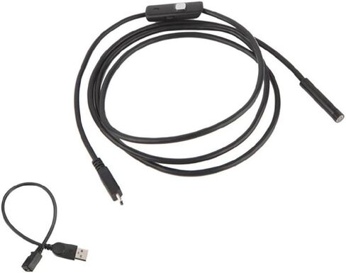 Borescope Inspection Camera 1.3MP Waterproof Snake Camera with 6 LED Lights, 7mm Lens, USB Connectivity for Phones & PC by beertoy in Saudi Arabia