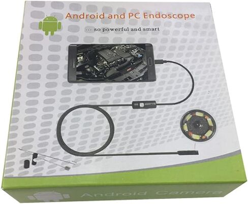 Borescope Inspection Camera 1.3MP Waterproof Snake Camera with 6 LED Lights, 7mm Lens, USB Connectivity for Phones & PC by beertoy in Saudi Arabia