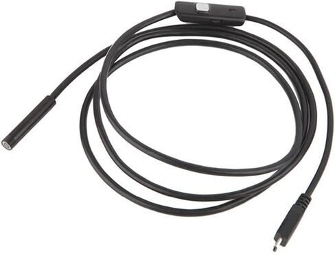 Borescope Inspection Camera 1.3MP Waterproof Snake Camera with 6 LED Lights, 7mm Lens, USB Connectivity for Phones & PC by beertoy in Saudi Arabia