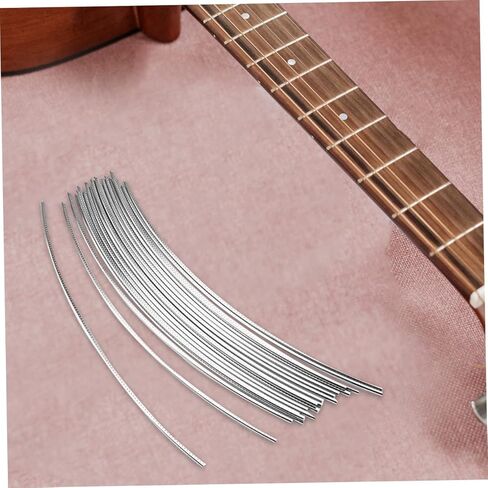 VANZACK 25pcs 2.4MM Metal Guitar Fret Wire Set Sturdy Fret Wires for Electric and Acoustic Guitars for Fingerboard Repair and GG15 in Saudi Arabia