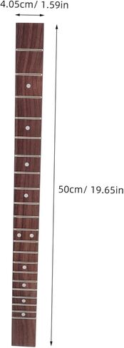 21-Fret Electric Guitar Fingerboard Wood Fretboard Position Markers Replacement Neck Accessory for Electric Guitar in Saudi Arabia