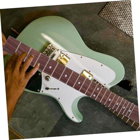 21-Fret Electric Guitar Fingerboard Wood Fretboard Position Markers Replacement Neck Accessory for Electric Guitar in Saudi Arabia