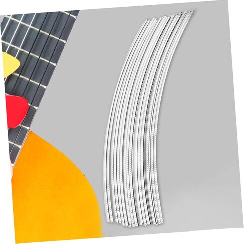 Yardwe 20pcs 2.9MM Metal Guitar Fret Wire Set Sturdy Fret Wires for Electric and Classical Guitars for Fingerboard Replacement in Saudi Arabia