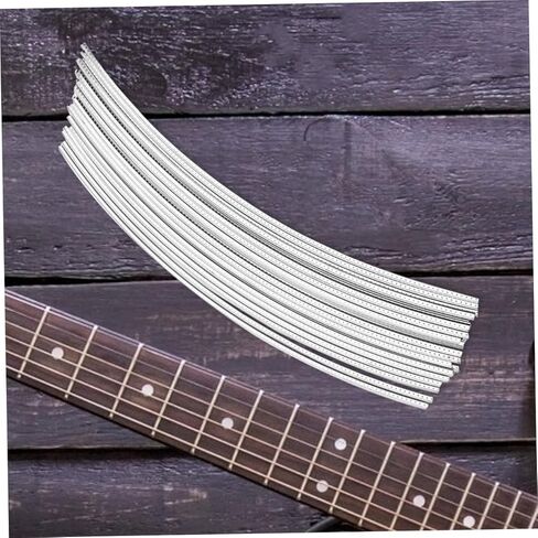 Yardwe 20pcs 2.9MM Metal Guitar Fret Wire Set Sturdy Fret Wires for Electric and Classical Guitars for Fingerboard Replacement in Saudi Arabia