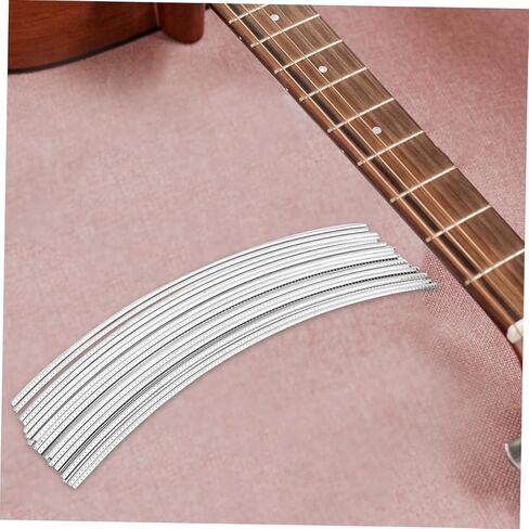 Yardwe 20pcs 2.9MM Metal Guitar Fret Wire Set Sturdy Fret Wires for Electric and Classical Guitars for Fingerboard Replacement in Saudi Arabia