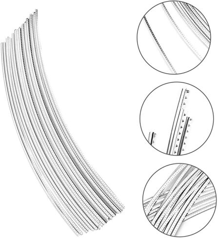 Yardwe 20pcs 2.9MM Metal Guitar Fret Wire Set Sturdy Fret Wires for Electric and Classical Guitars for Fingerboard Replacement in Saudi Arabia