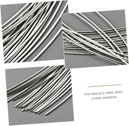 Yardwe 20pcs 2.9MM Metal Guitar Fret Wire Set Sturdy Fret Wires for Electric and Classical Guitars for Fingerboard Replacement in Saudi Arabia
