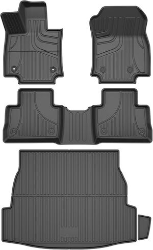 TTX LIGHTING Cargo Mat and Backrest Mats Compatible with Toyota 4Runner 2010-2024 Back Seat Protector Replacement for Toyota 4Runner 5 Seater Accessories (Not Fit Sliding Tray) in Kuwait