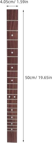 BESPORTBLE Electric Guitar Fingerboard Replacement Fret Fretboard with Dots Easy Installation for DIY Guitar Repair Durable and Exquisite Craftsmanship present in Saudi Arabia