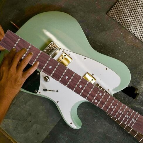 BESPORTBLE Electric Guitar Fingerboard Replacement Fret Fretboard with Dots Easy Installation for DIY Guitar Repair Durable and Exquisite Craftsmanship present in Saudi Arabia