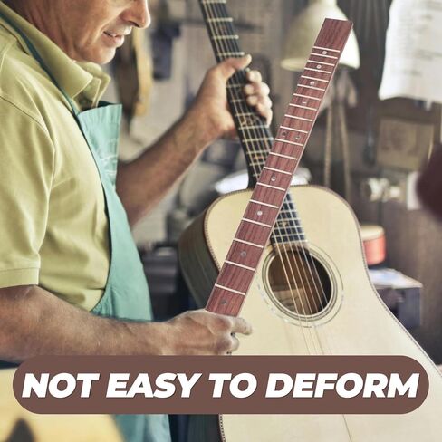BESPORTBLE Electric Guitar Fingerboard Replacement Fret Fretboard with Dots Easy Installation for DIY Guitar Repair Durable and Exquisite Craftsmanship present in Saudi Arabia