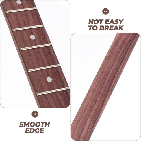 BESPORTBLE Electric Guitar Fingerboard Replacement Fret Fretboard with Dots Easy Installation for DIY Guitar Repair Durable and Exquisite Craftsmanship present in Saudi Arabia